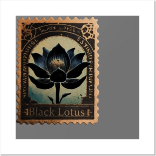 MTG - Black Lotus Stamp - Postage Stamp Series Posters and Art